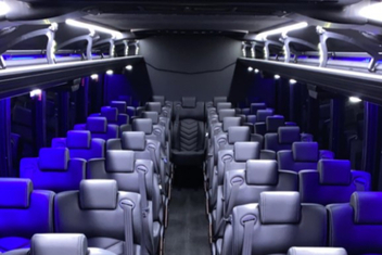 Centennial Charter Bus Interior