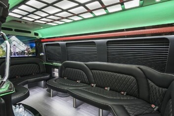Centennial Sprinter Party Bus Interior
