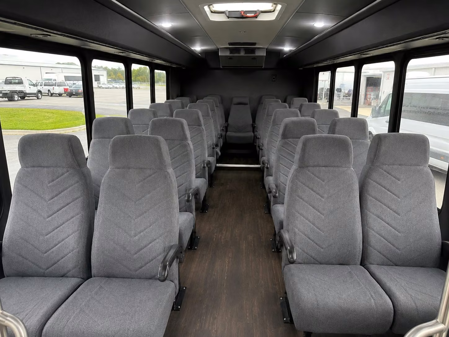 15 passenger minibus inside