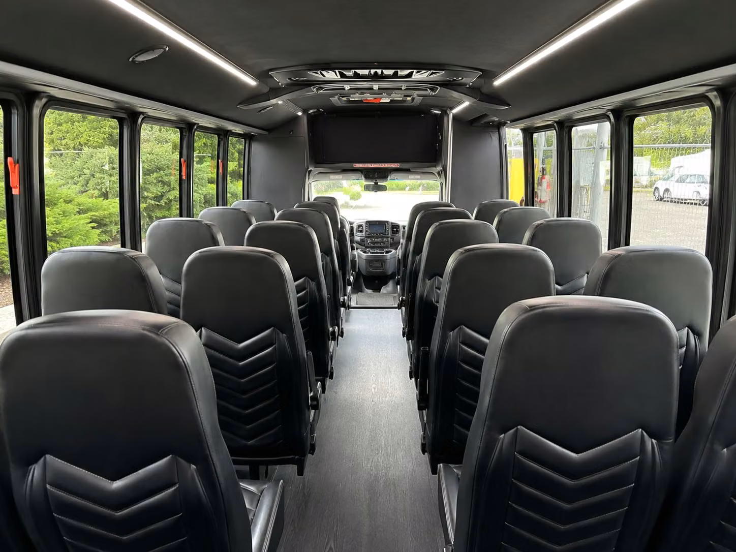 15 passenger minibus interior