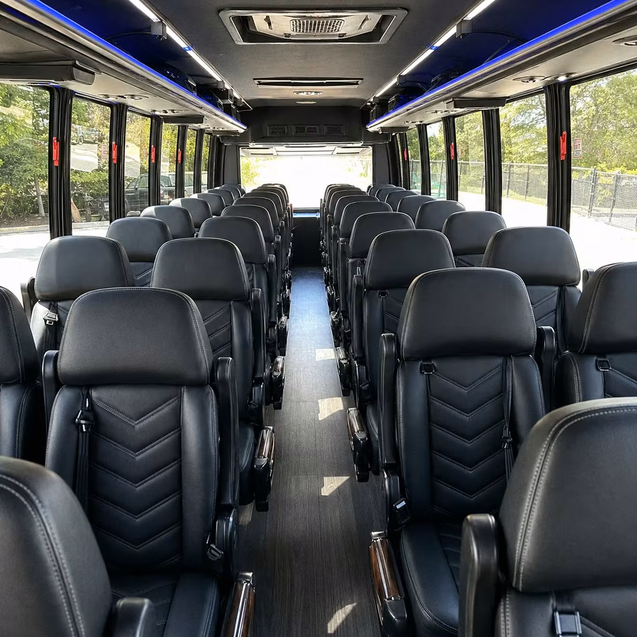25 passenger minibus inside
