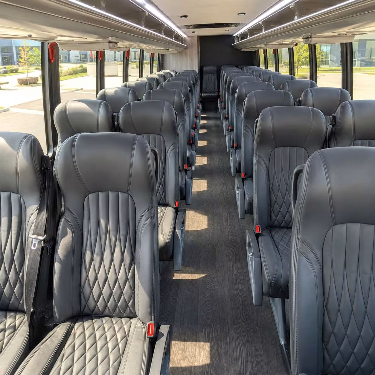 25 passenger minibus interior
