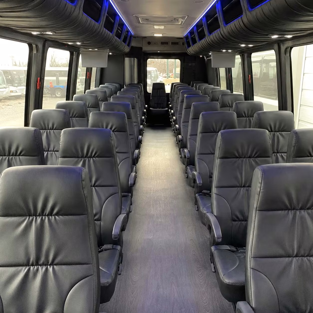 30 passenger minibus interior