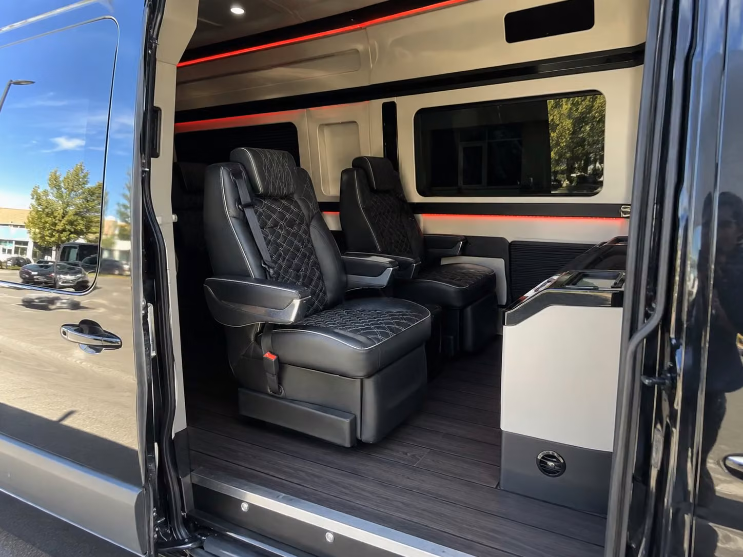 sprinter van with driver interior